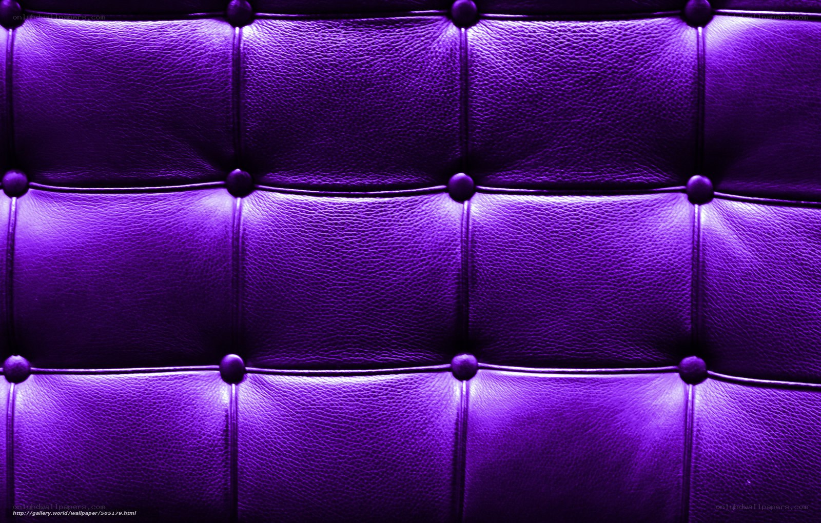 purple leather tufted surface