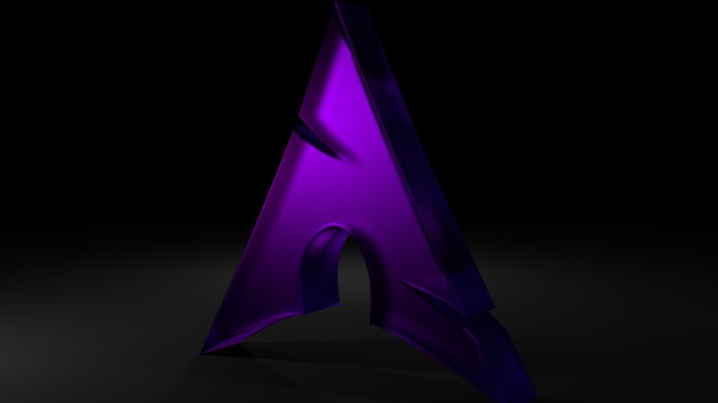 Purple Letter a Logo