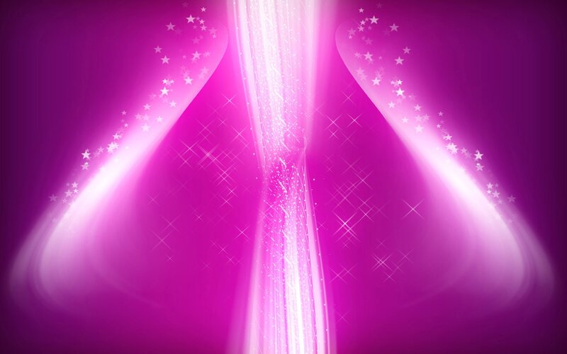 purple light and star background