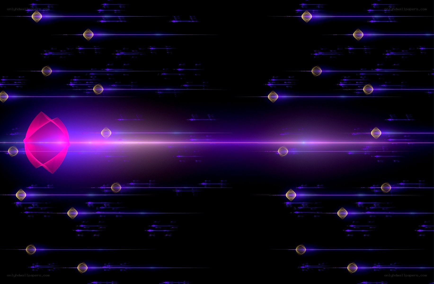 purple light beam abstract