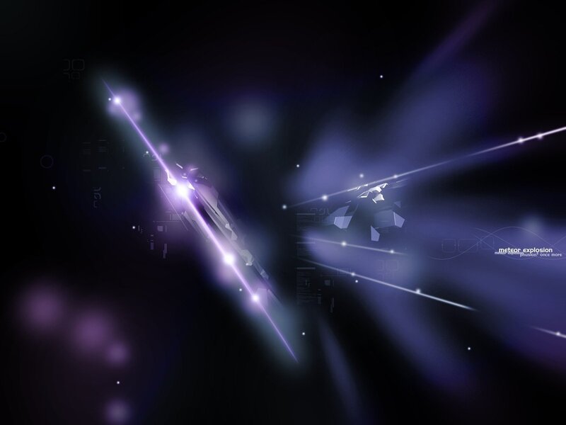 purple light beam explosion