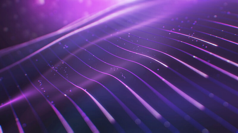 Purple Light Beams — Abstract, Digital Art