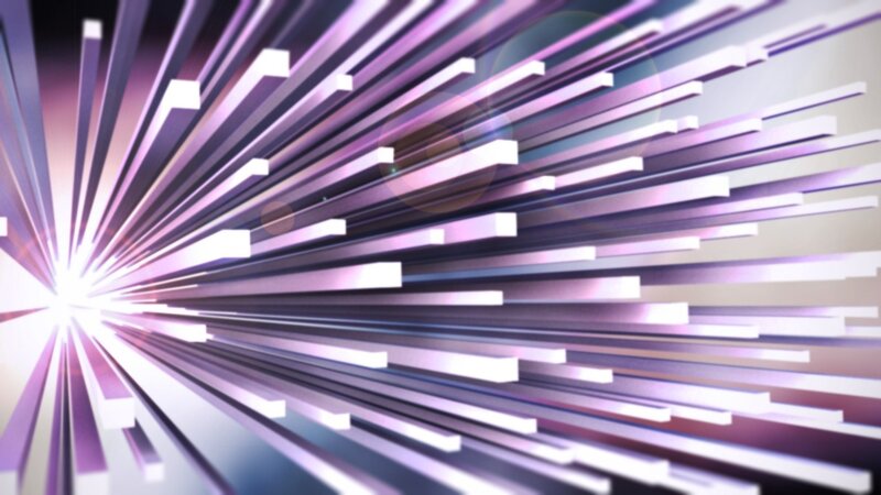 Purple Light Beams — Dynamic, Abstract, Rays