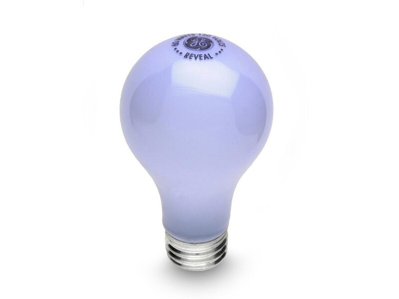 purple light bulb