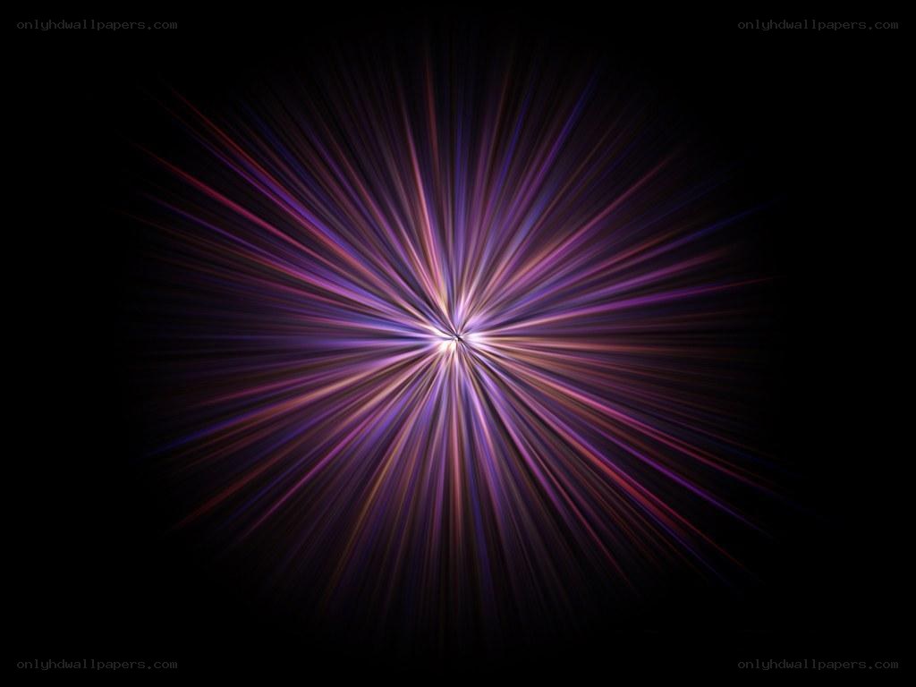 purple light burst
