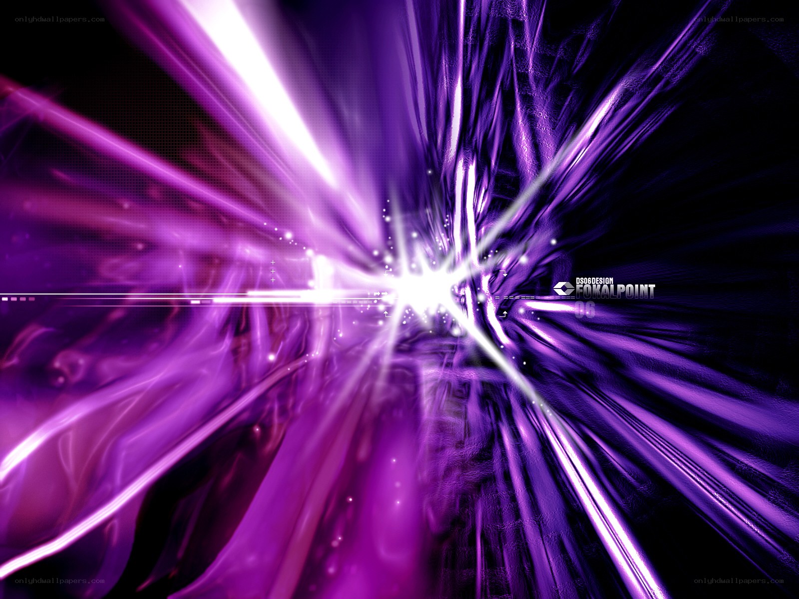 purple light burst abstract
