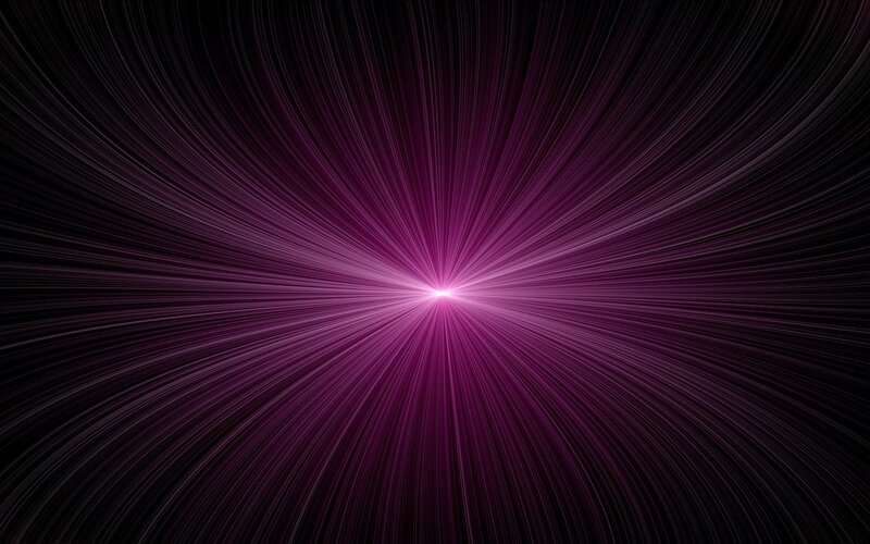Purple Light Burst — Dramatic, Abstract, Light Rays