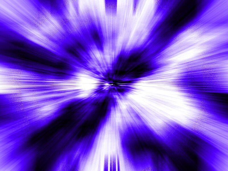 purple light burst effect