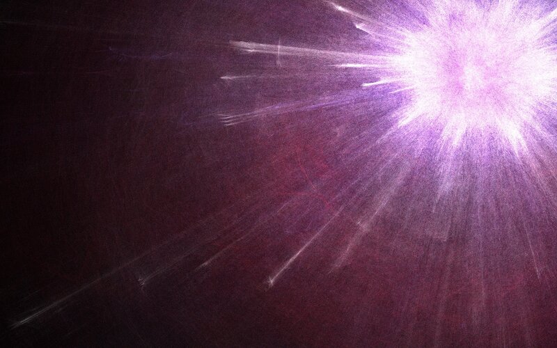 purple light burst effect