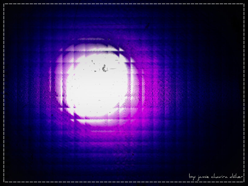 purple light circle abstract