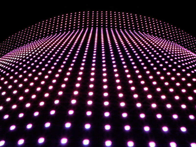 purple light dot pattern