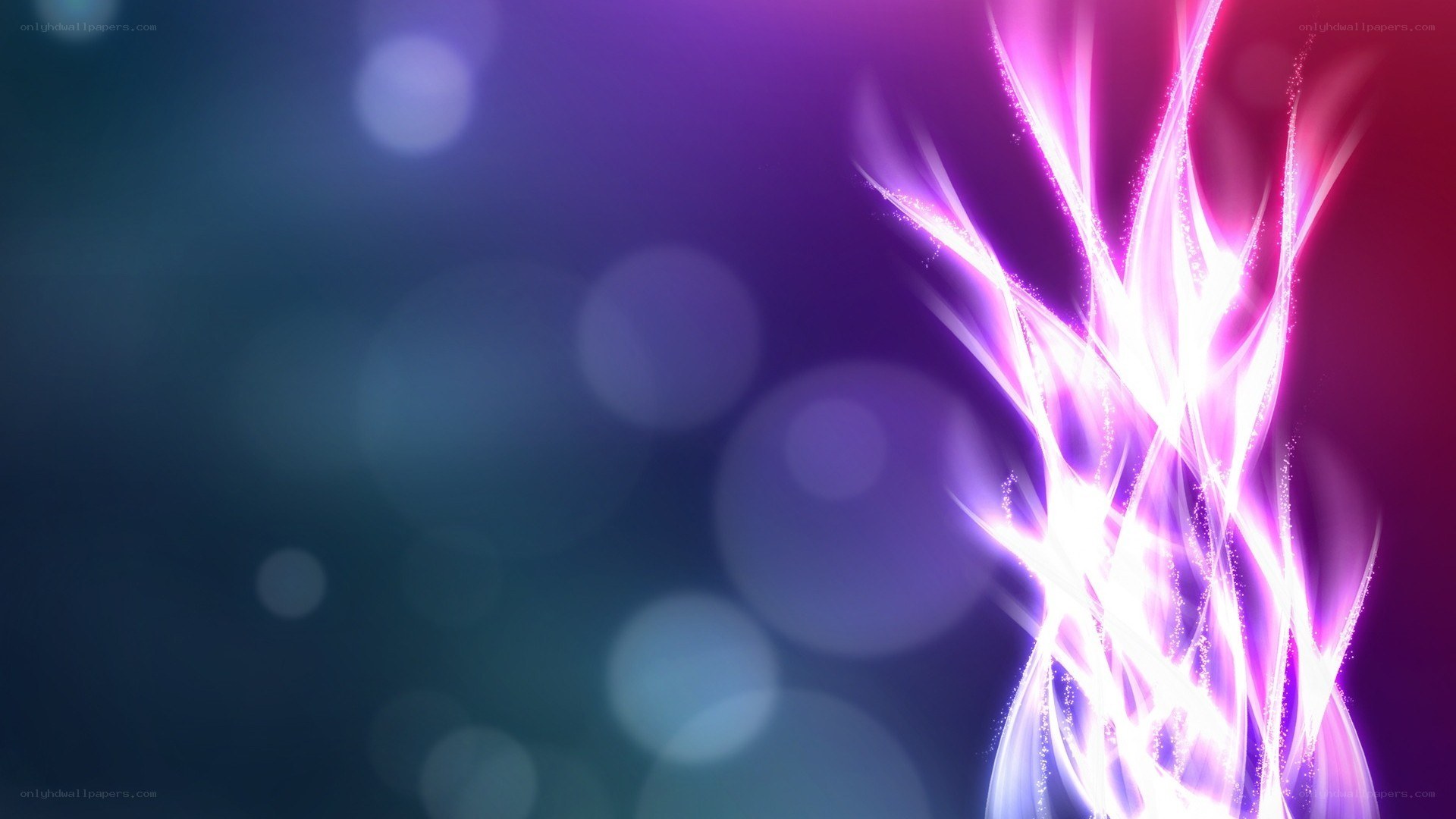 purple light energy abstract