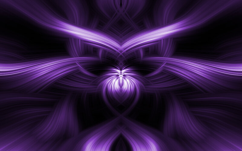 Purple Light Fractal Pattern