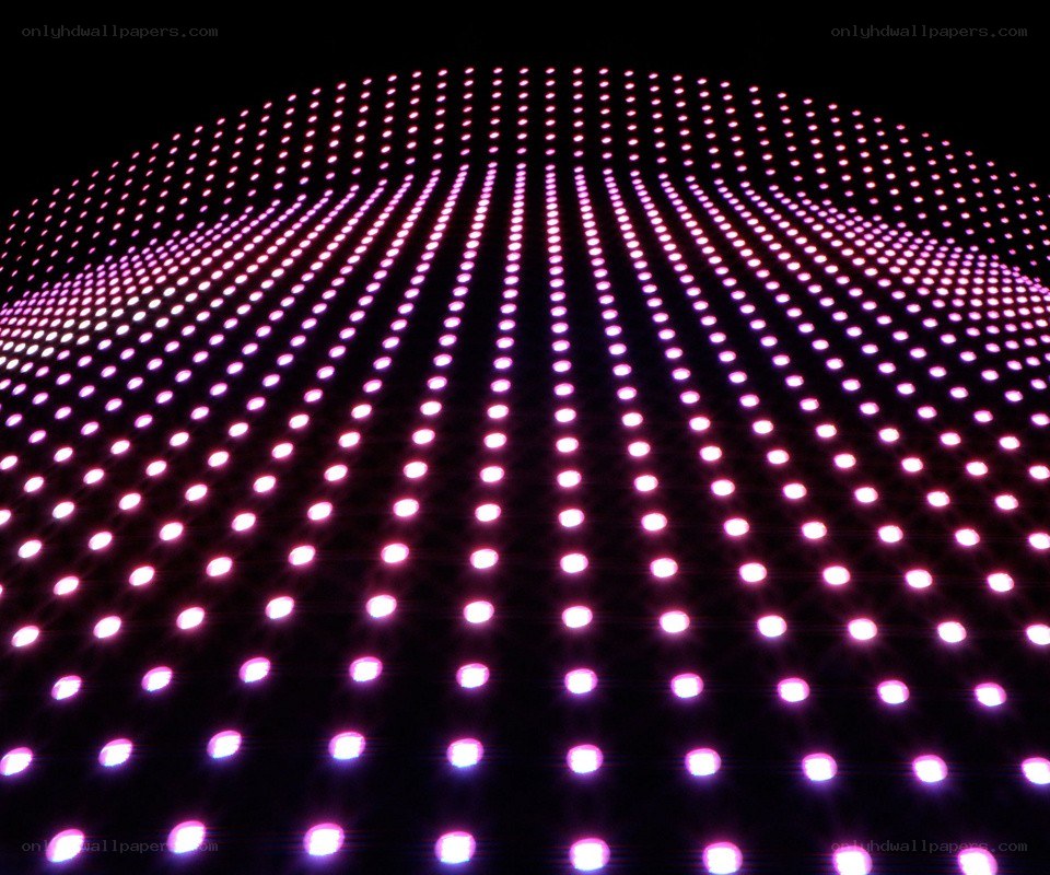 purple light grid display