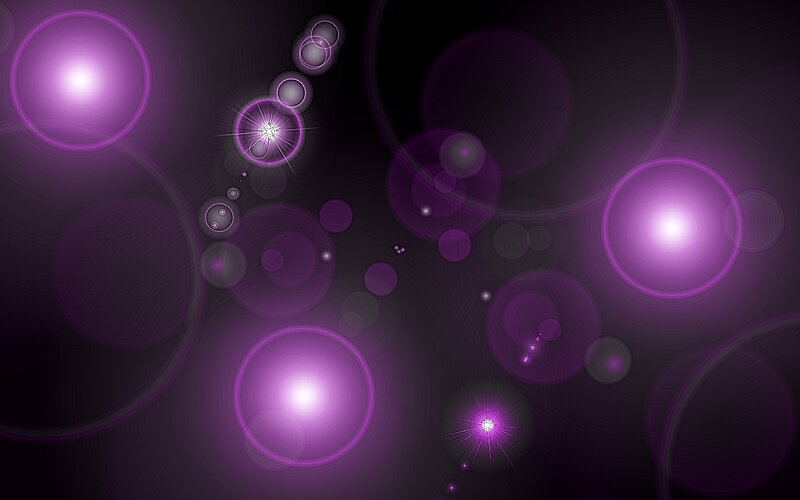 Purple Light Orbs — Ethereal