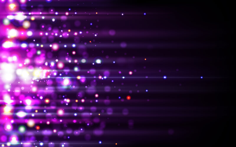 Purple Light Particles — Dynamic