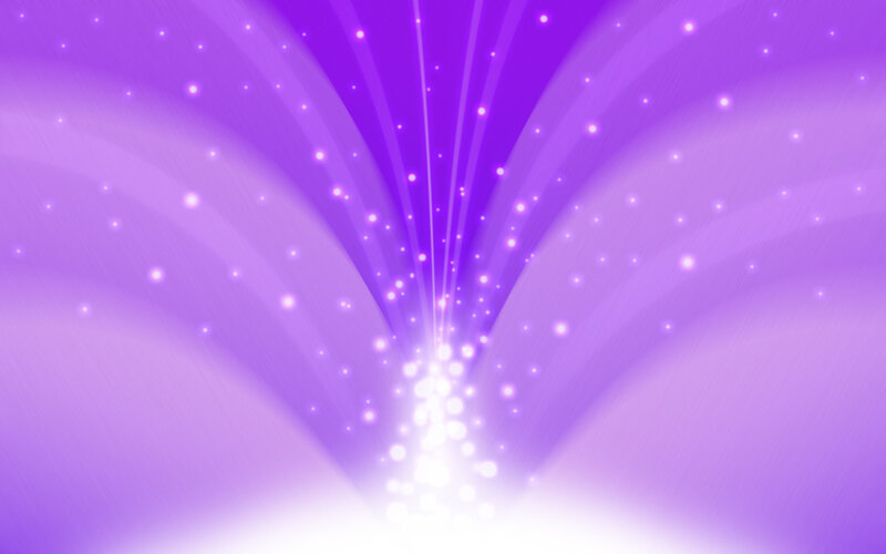 purple light rays and sparkles