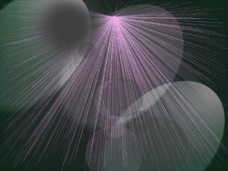 Purple Light Rays — Dramatic