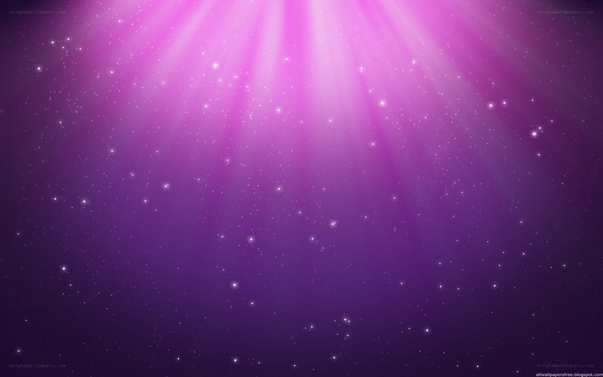 purple light rays in space