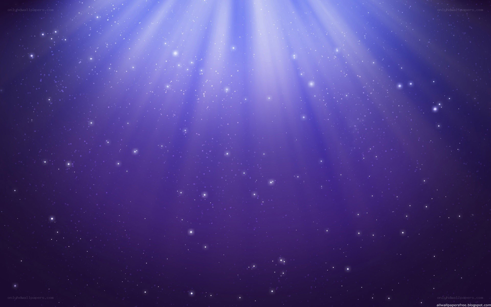 purple light rays in space