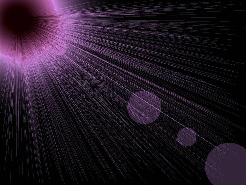 purple light rays on black