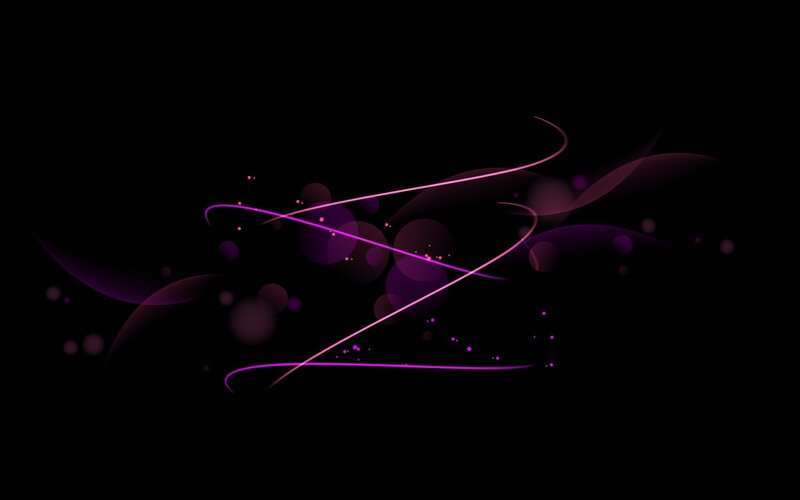 Purple Light Streaks — Dynamic, Abstract, Light Trails