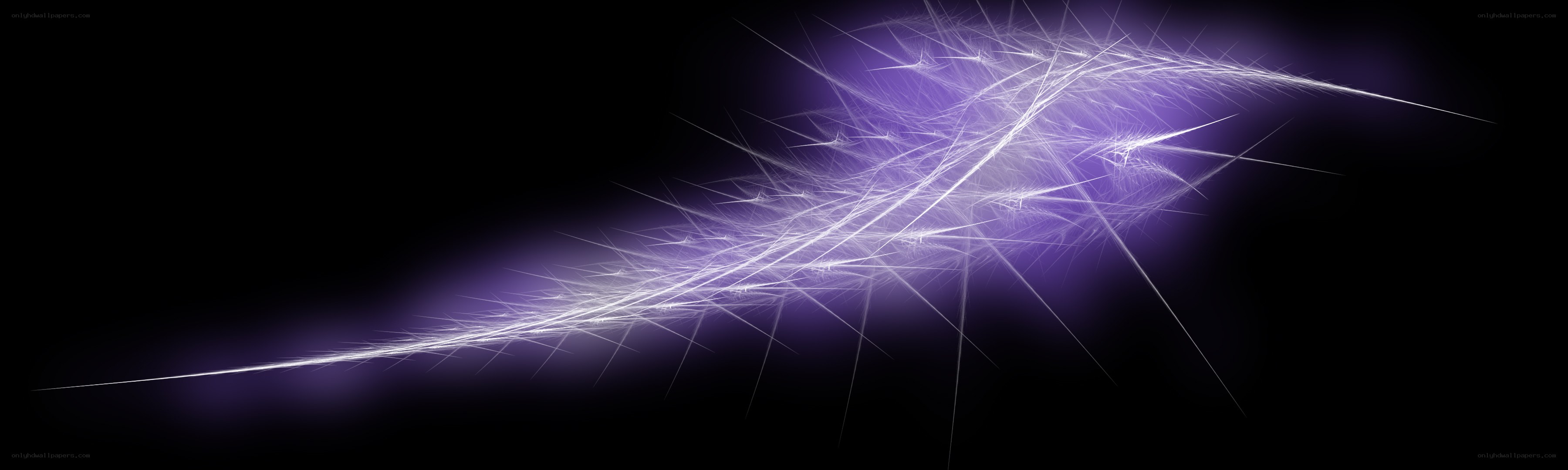 purple light streaks on black