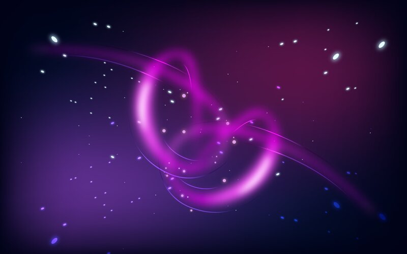 Purple Light Swirl — Ethereal, Night