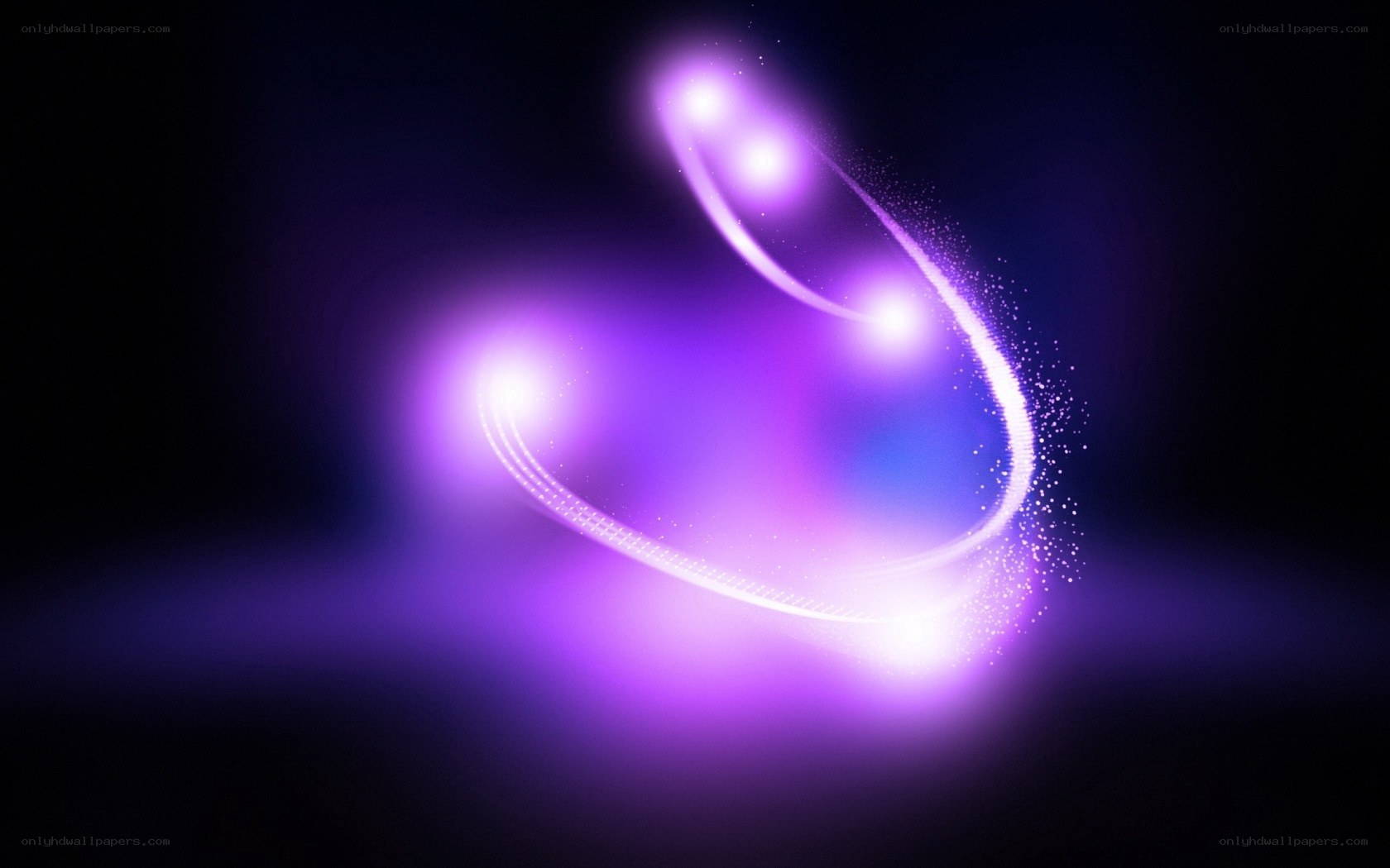 purple light swirl