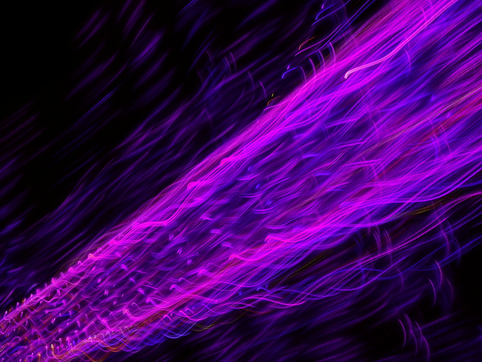 purple light trails abstract