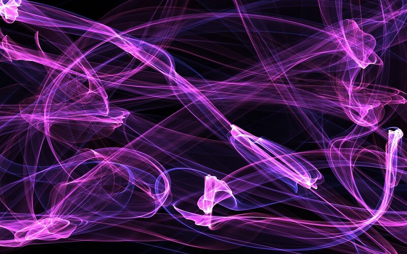 Purple Light Trails — Dynamic, Abstract