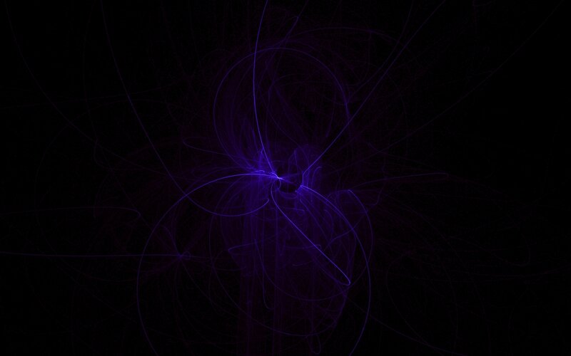 purple light trails on black