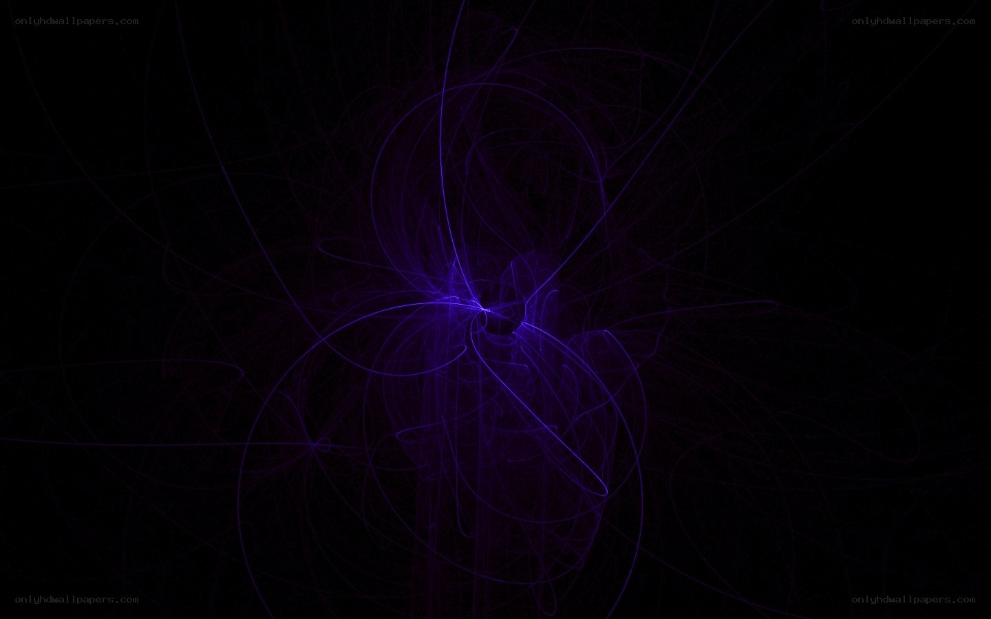 purple light trails on black
