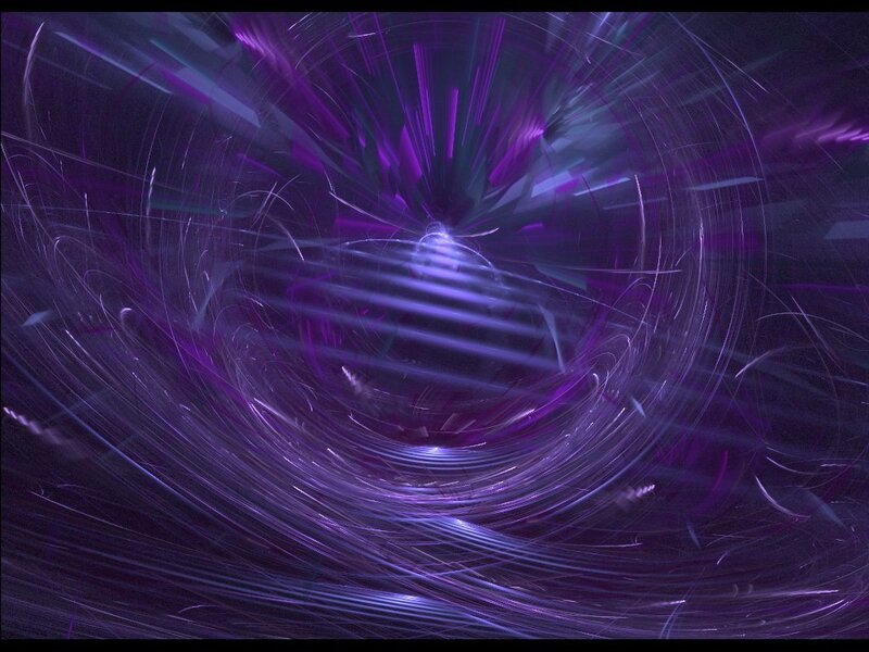 Purple light vortex