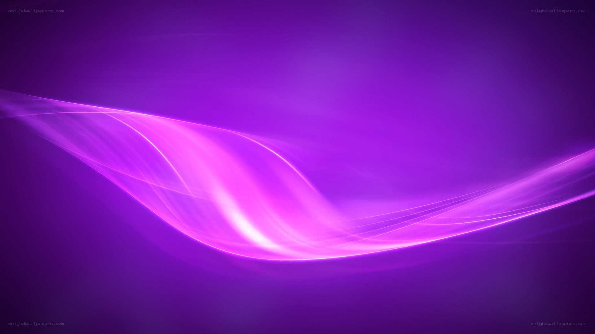 Purple light wave abstract