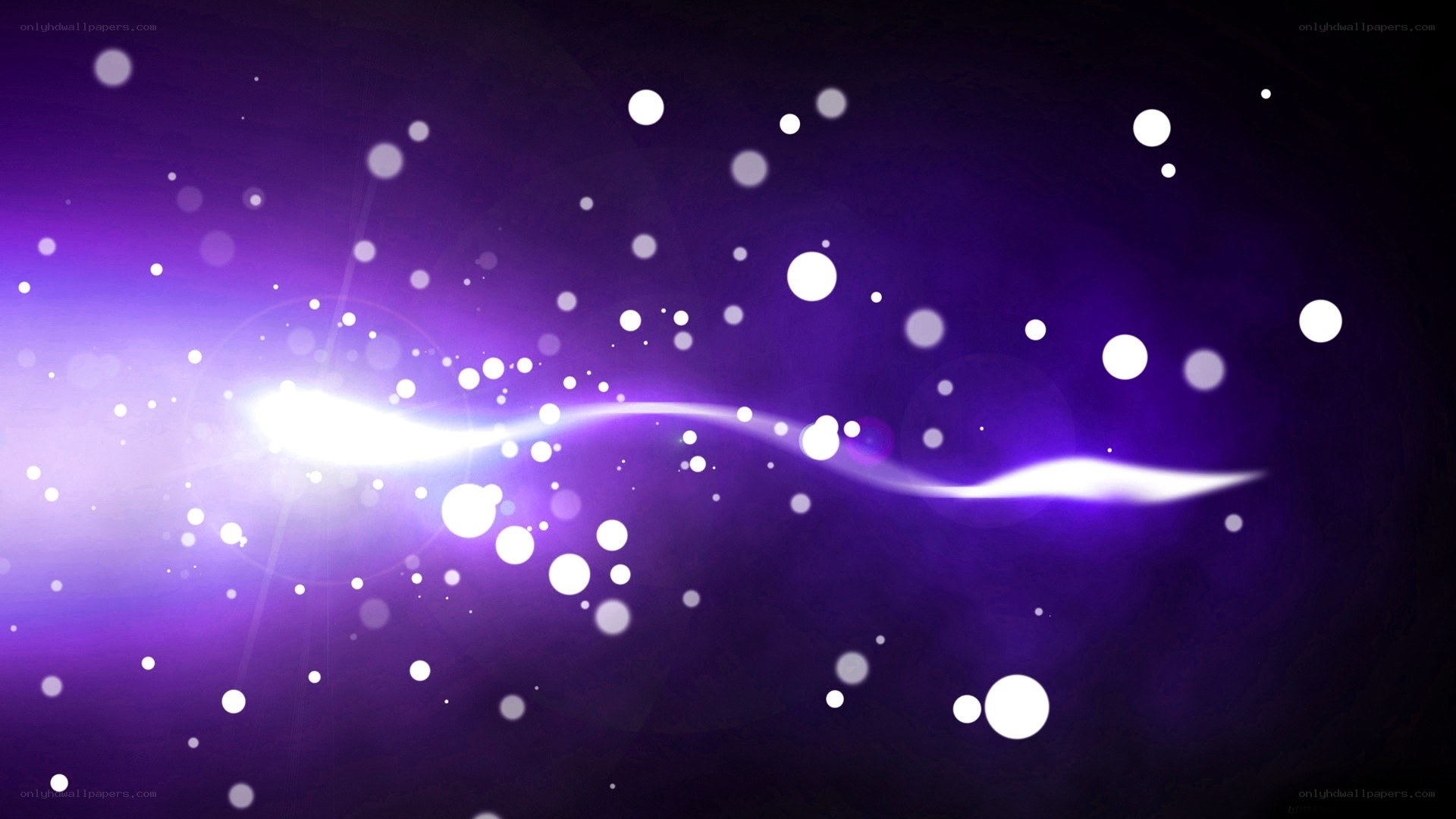 purple light wave animation
