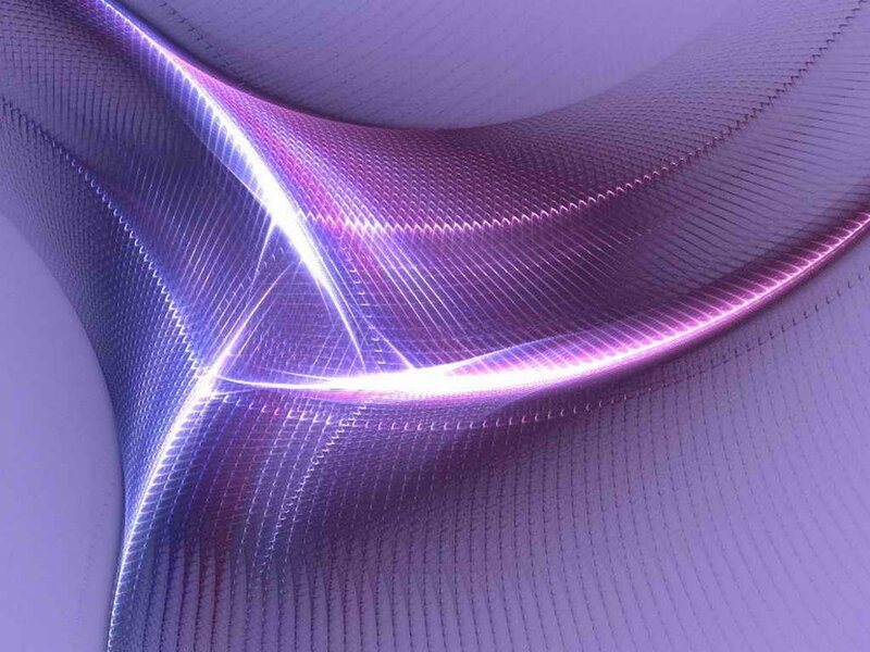 Purple Light Waves — Abstract, Digital Art