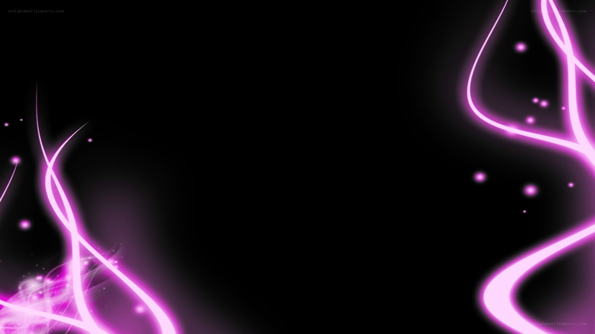 purple light waves on black