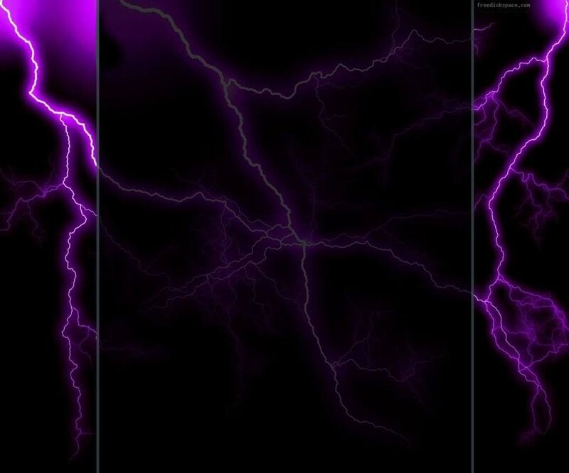 Purple Lightning Bolts