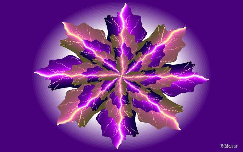 Purple Lightning Flower