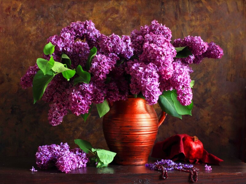 Purple Lilac Bouquet — Serene, Photograph
