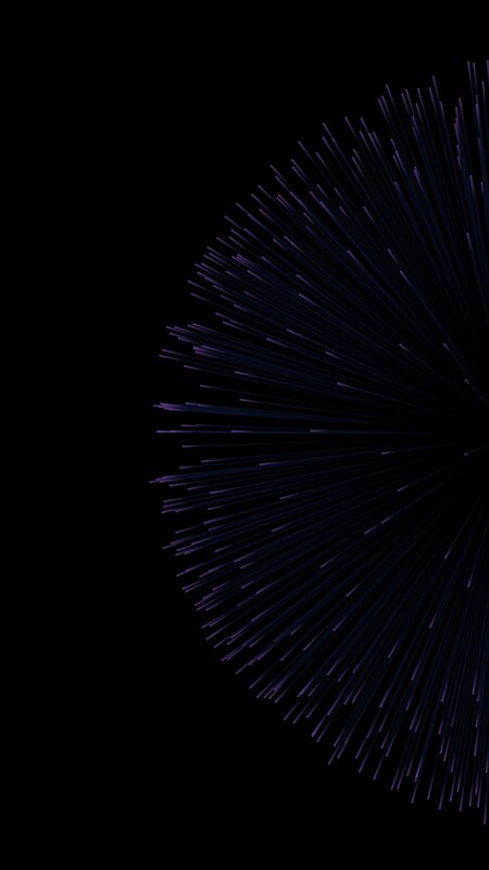 Purple Lines on Black — Minimalist