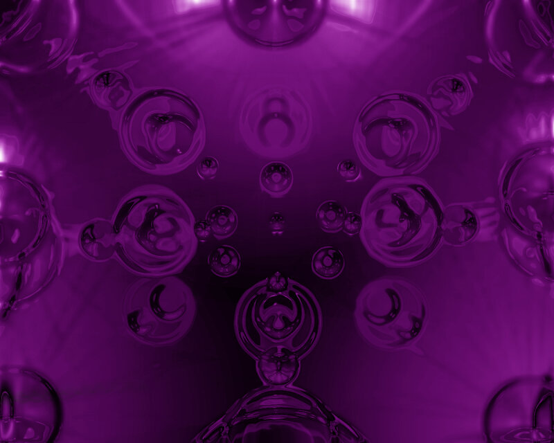 purple liquid bubbles abstract