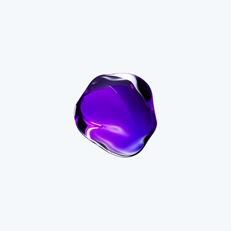 Purple Liquid Droplet