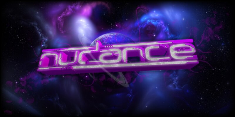 Purple Logo in Space
