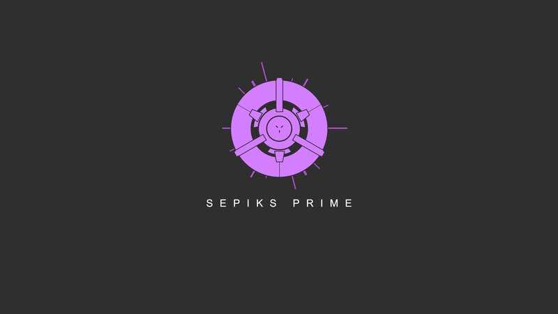 Purple Logo on Dark Background