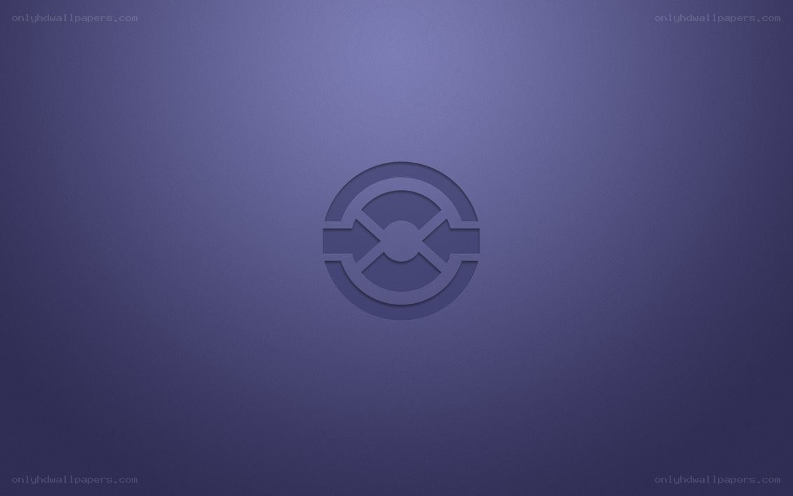purple logo on gradient background