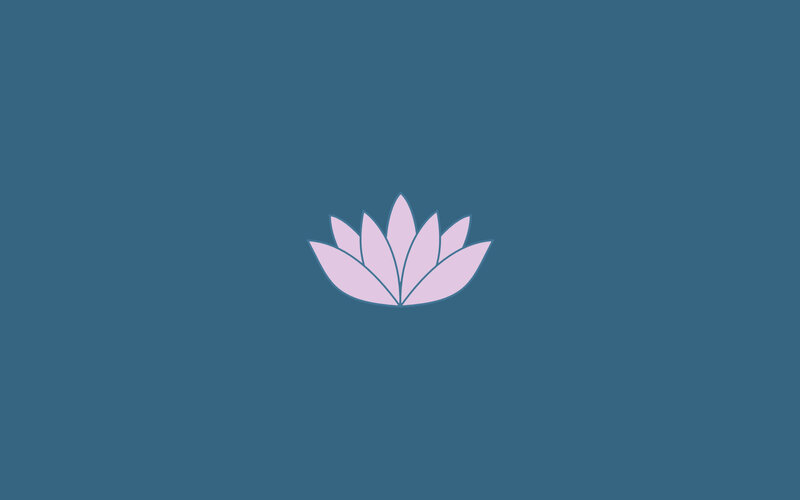 purple lotus flower icon
