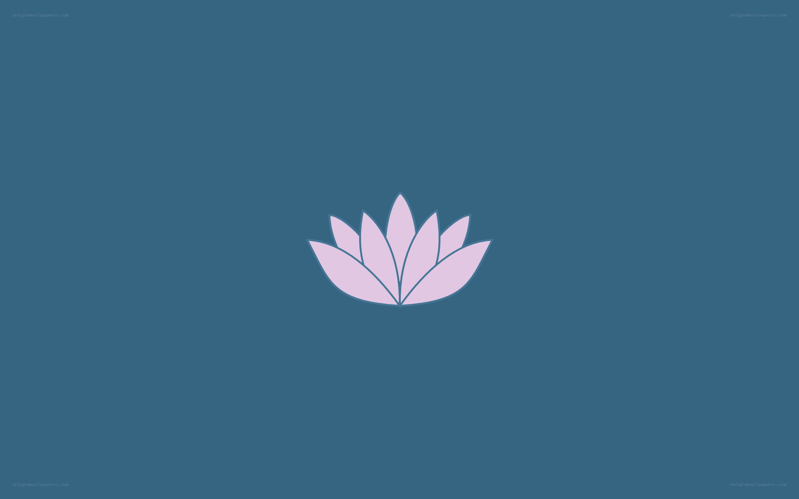 purple lotus flower icon