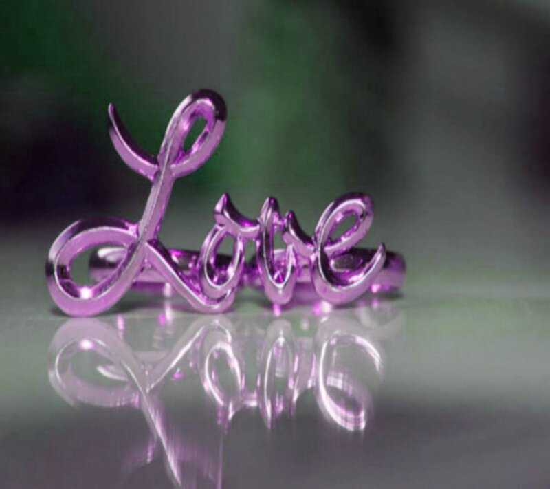 Purple Love Ring